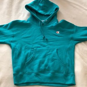 Champion Teal Hoodie